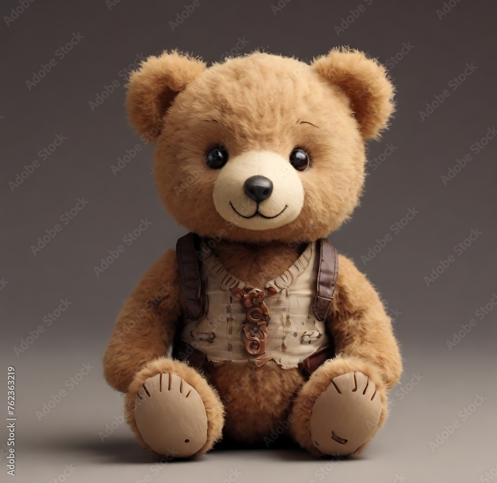 Cute teddy bear isolated on white background
Cute teddy bear isolated on white background
