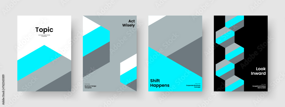 Isolated Report Design. Modern Poster Layout. Geometric Business Presentation Template. Book Cover. Flyer. Background. Banner. Brochure. Advertising. Catalog. Brand Identity. Magazine. Leaflet