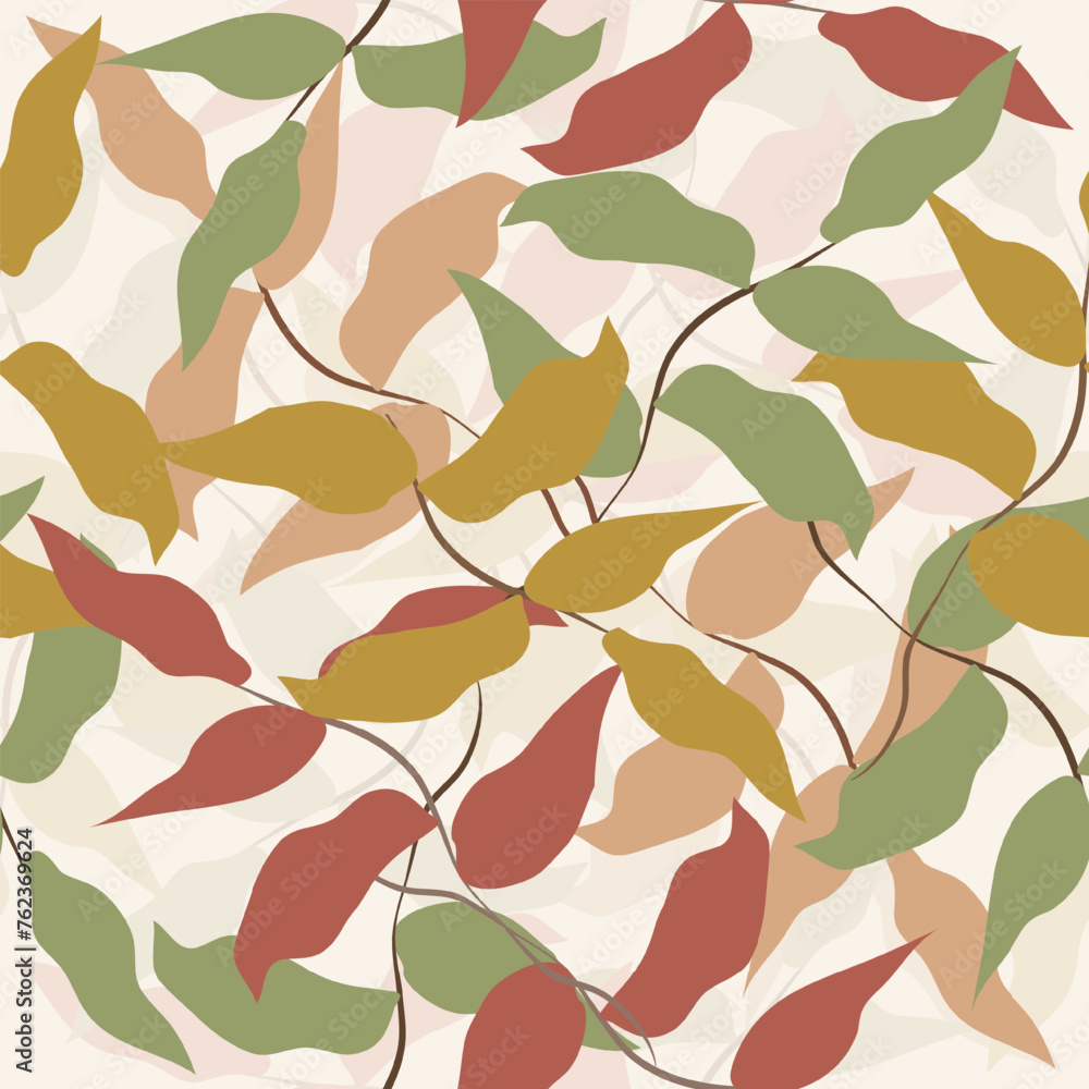 Abstract autumn leaves surface pattern seamless background Abstract autumn leaves surface pattern seamless background