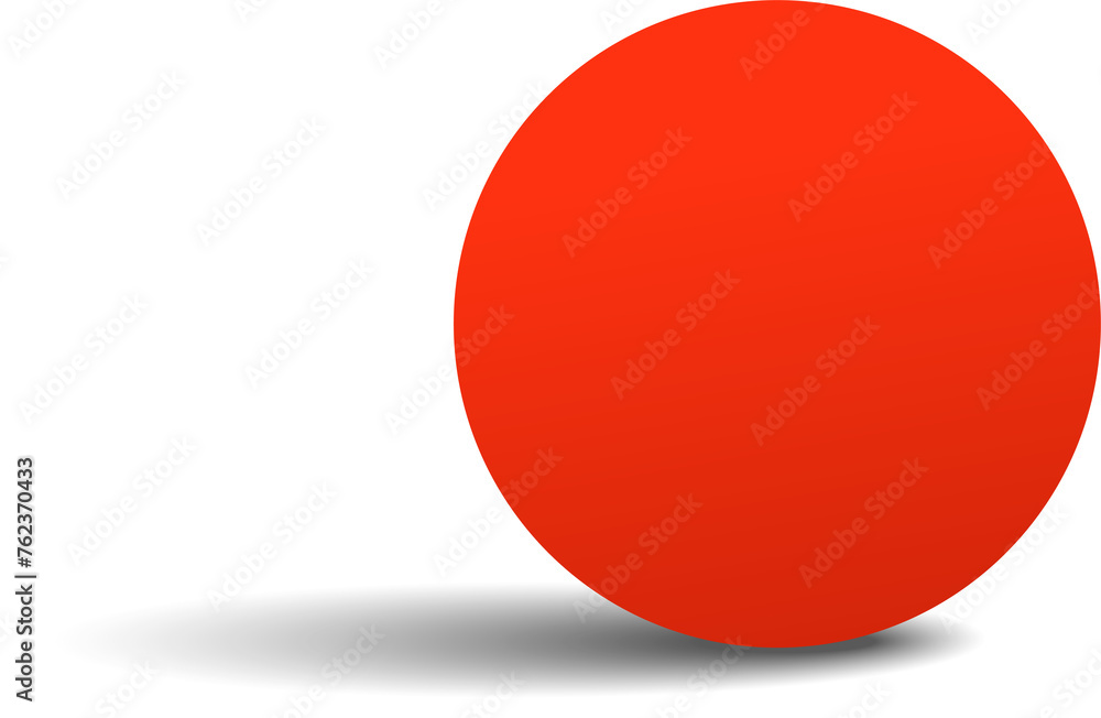 Circle red paper and shadow. Decoration design Circle red paper and shadow. Decoration design