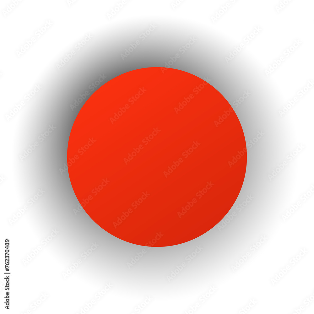 Circle red paper and shadow. Decoration design Circle red paper and shadow. Decoration design