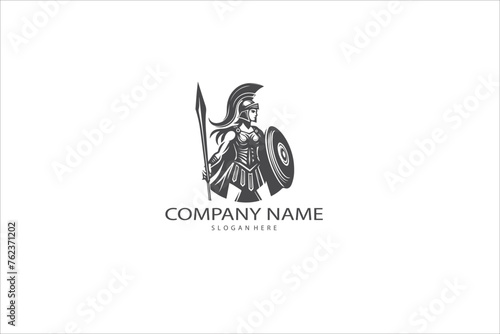 Athena goddess vector for logo or design.