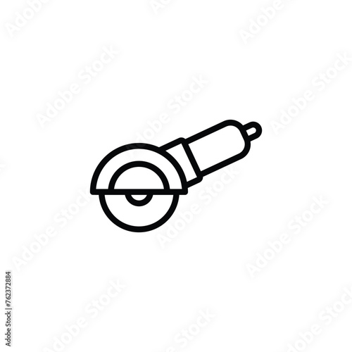 Grinding machine icon vector