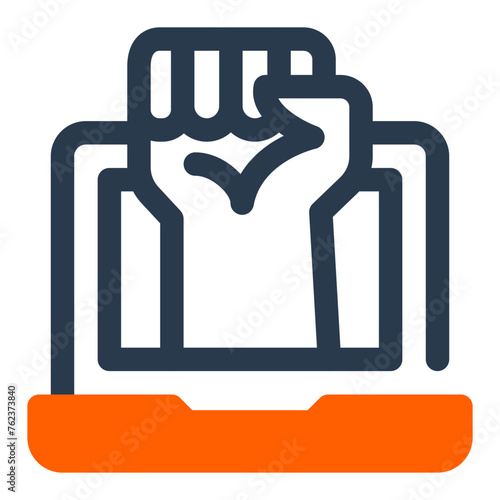 Online Activism for Positive Change Vector Icon Illustration
