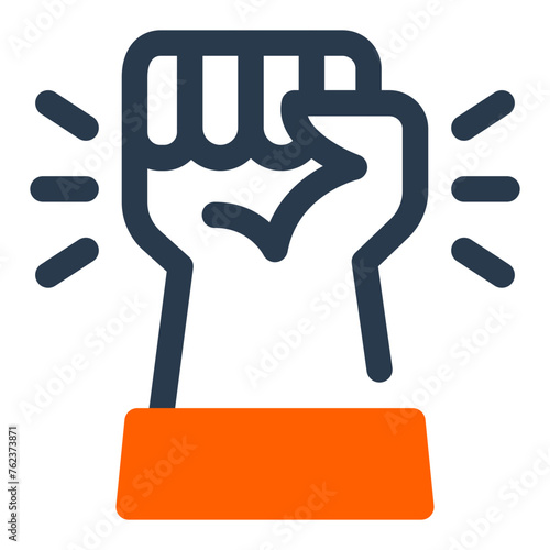Fist of Solidarity Vector Icon Illustration