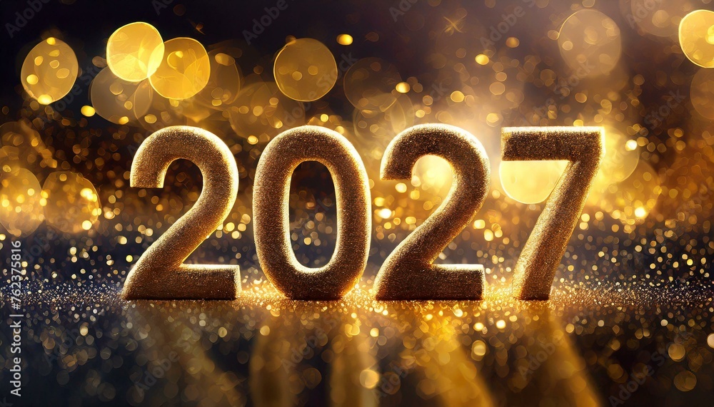 Happy new year 2027 background new year holidays card. Happy new year 2027 background new year holidays card.