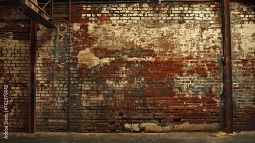 background with aged brick wall