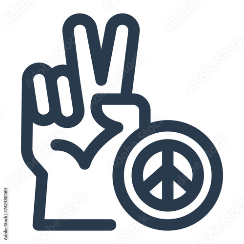 Peace Advocacy Network Vector Icon Illustration