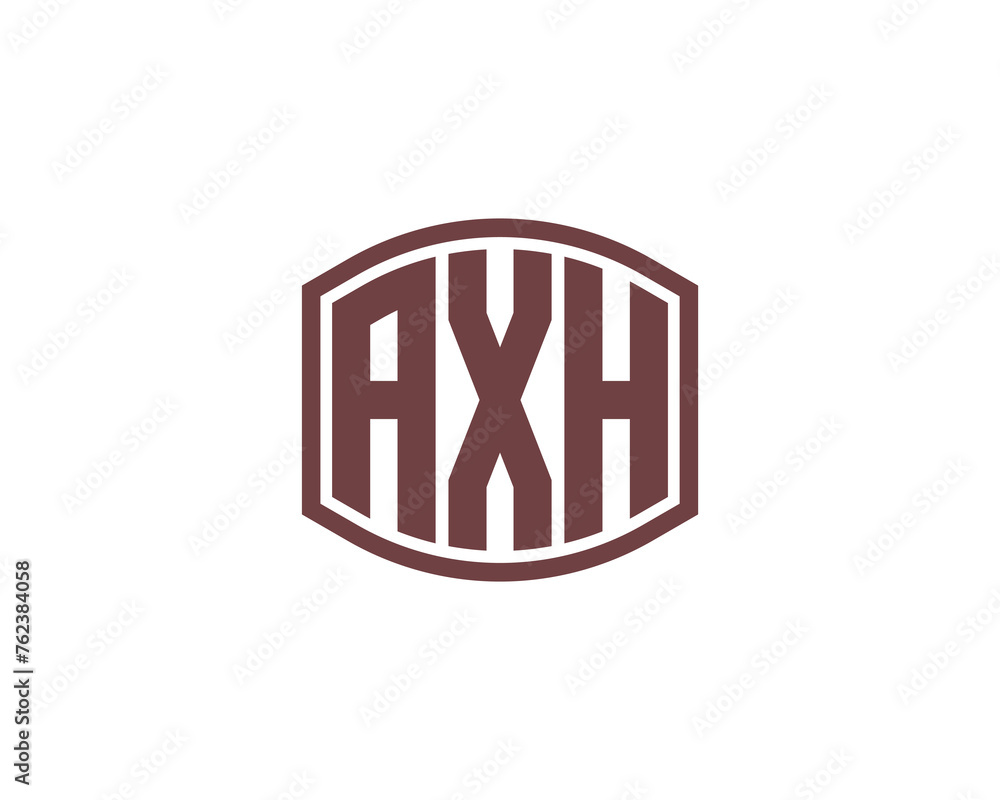 AXH logo design vector template AXH logo design vector template