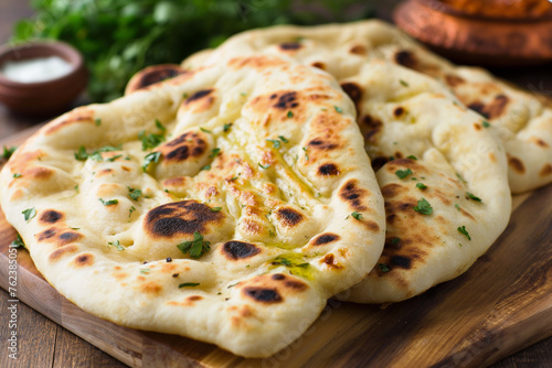 
The most widely accepted Indian bread is the spongy naan bread. This unleavened bread can be baked or fried. and often appears in conjunction with Indian restaurants photo