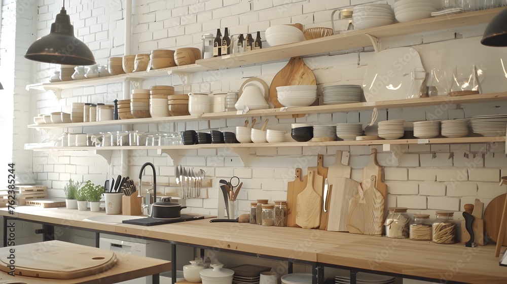 Scandinavian Kitchen Transformed into Inspiring DIY Workshop for Crafting Custom Kitchenware Scandinavian Kitchen Transformed into Inspiring DIY Workshop for Crafting Custom Kitchenware