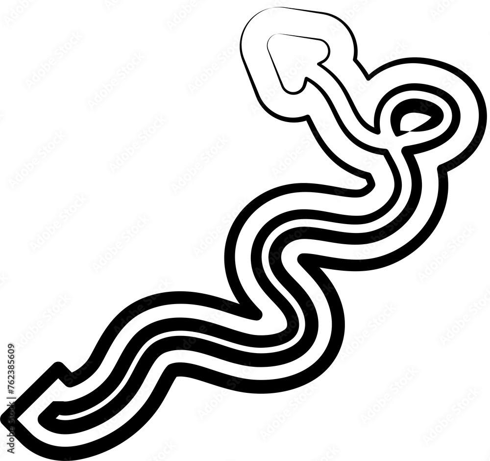 Fototapeta premium Arrows design elements. Hand drawn set of icons