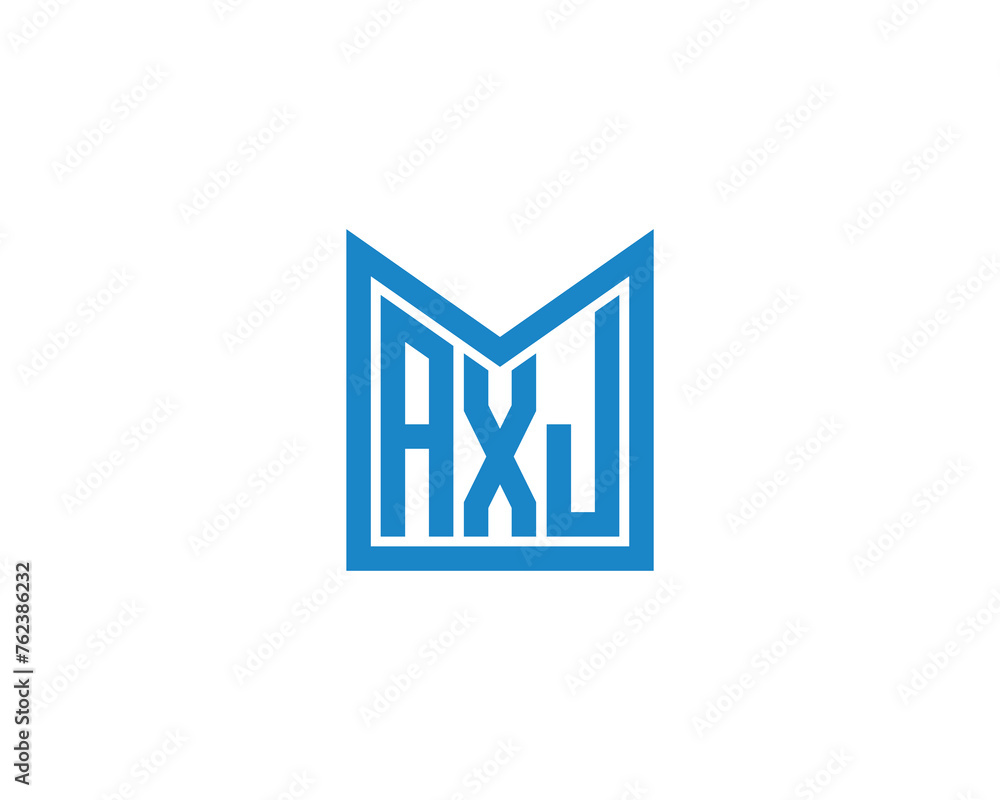 AXJ logo design vector template AXJ logo design vector template
