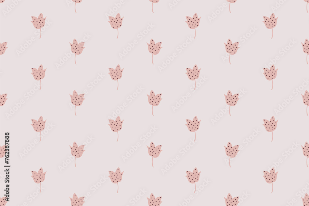 Pattern design with leaf motif Pattern design with leaf motif