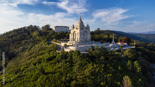 Santa Luzia hill, Sacred Heart of Jesus Temple. Viana do Castelo, Portugal.