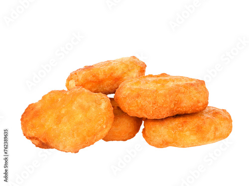 Quadro su tela Chicken nuggets on transparent png