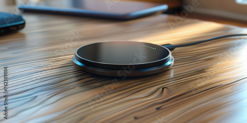A fast-charging, wireless charger compatible with various devices photo
