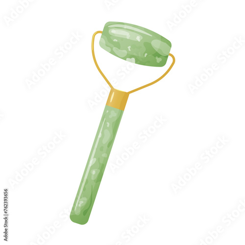 Face Roller Green Jade Stone