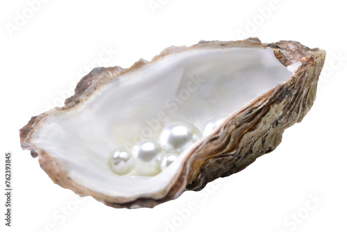 Pearl on a white background isolated