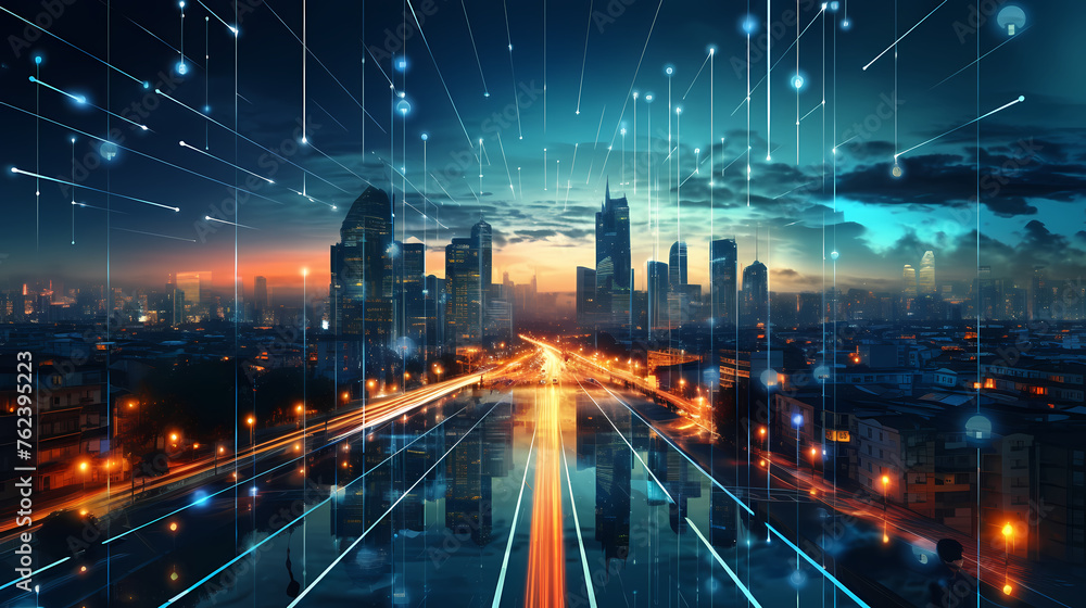 High-speed information digital city High-speed information digital city