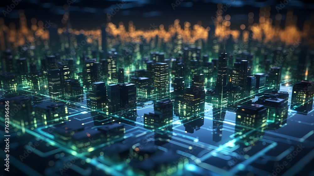 High-speed information digital city High-speed information digital city