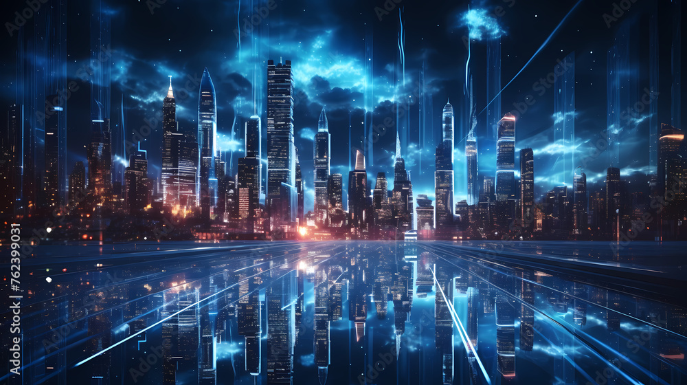 High-speed information digital city High-speed information digital city