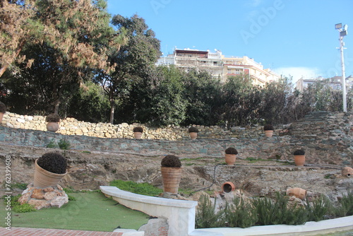 View of St. Dimitri Church and its garden from different angles.
Thessaloniki Greece photo