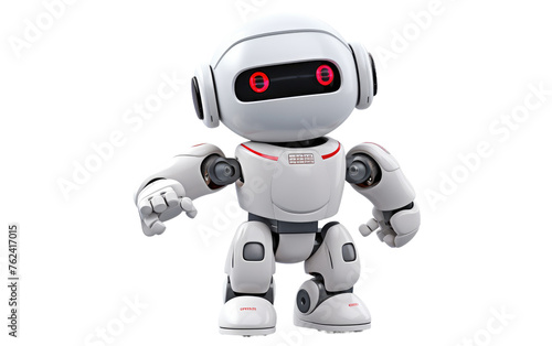Robot character, Robot Asimo Isolated on Transparent background. photo