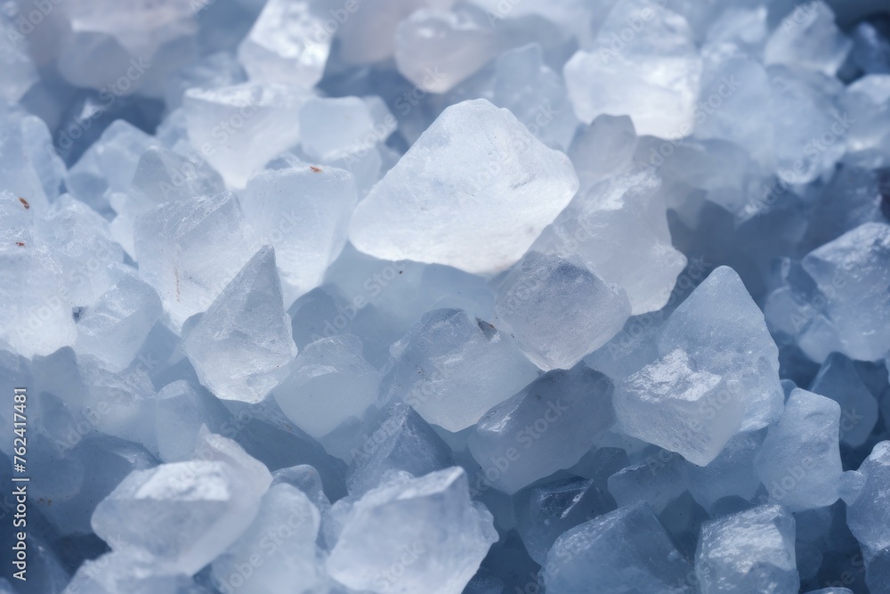 Jagged Salt crystals closeup. Natural spa. Generate Ai