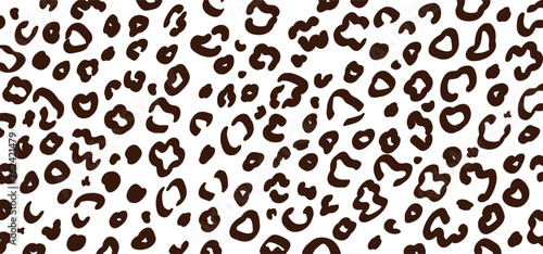 Cartoon leopard print. safari leopard pattern, line pattern. Animal skin, tiger stripes, wave sign. jungle patroon. Spotted fur texture. Tiger strip texture. black and white, camouflage pattern.
