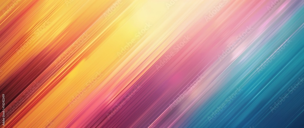 Fototapeta premium Diagonal stroke lines background from gentle gradient colors