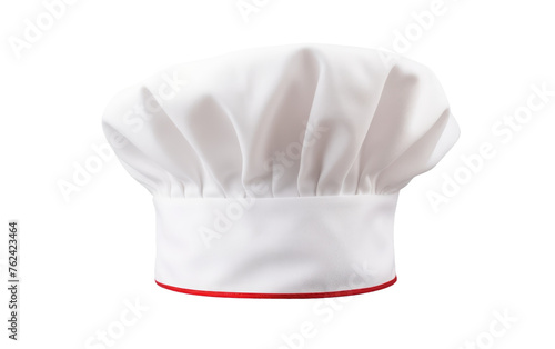 White hat, Small Chef Hat Isolated on Transparent background.