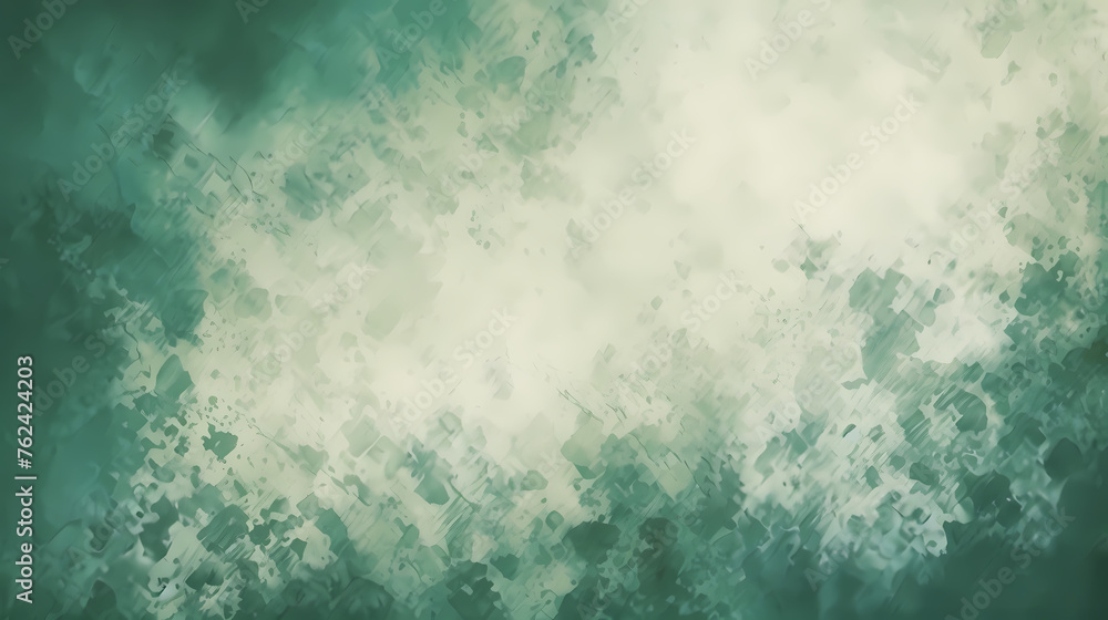 Green abstract painting background Green abstract painting background