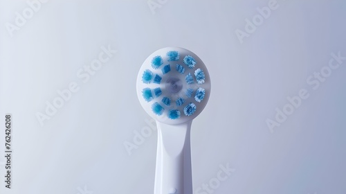 Electric Toothbrush Head Close-Up