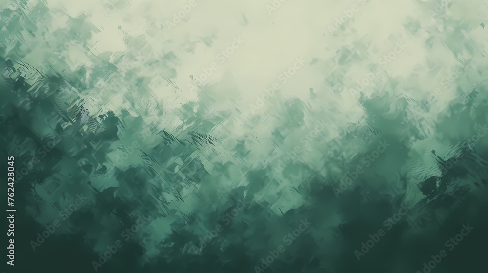 Green abstract painting background