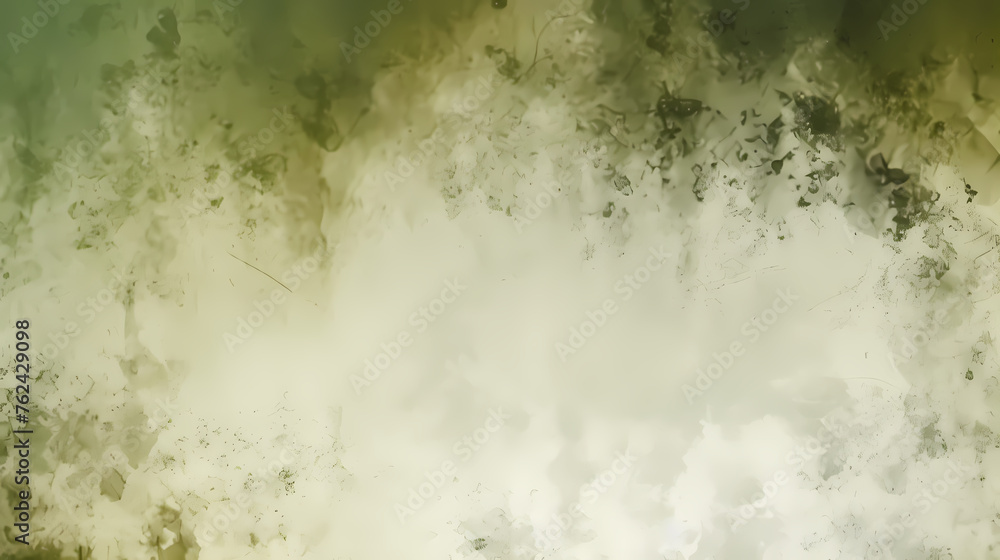 Fototapeta premium Green abstract painting background