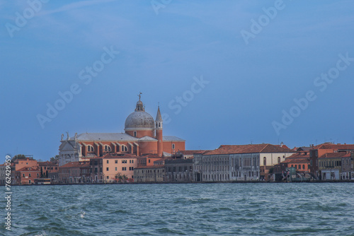 city on the sea like island venice italy , great view and culture and beautiful landscape grand canal and gondola
