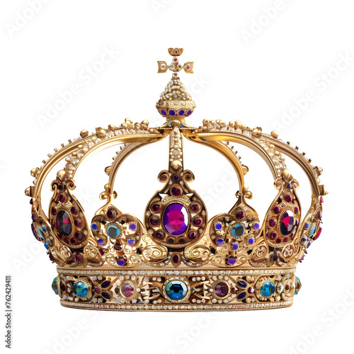 gold queen crown clipart
