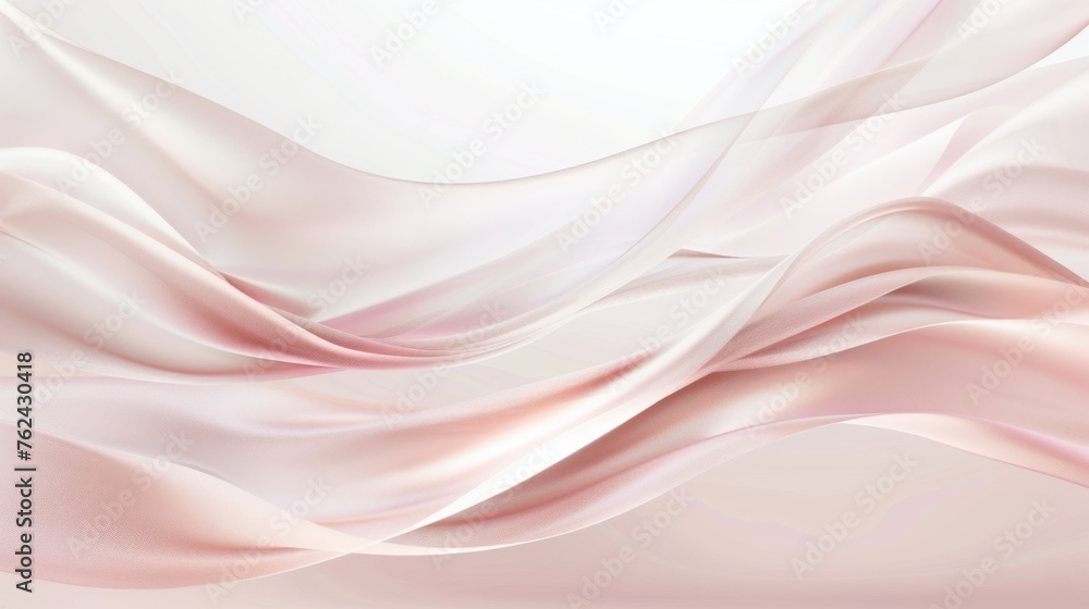 Soft fabric with a holographic sheen flows gently, casting a delicate play of pastel light across its silky surface. Soft fabric with a holographic sheen flows gently, casting a delicate play of pastel light across its silky surface.