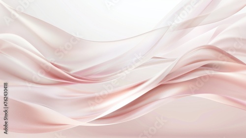Soft fabric with a holographic sheen flows gently, casting a delicate play of pastel light across its silky surface.