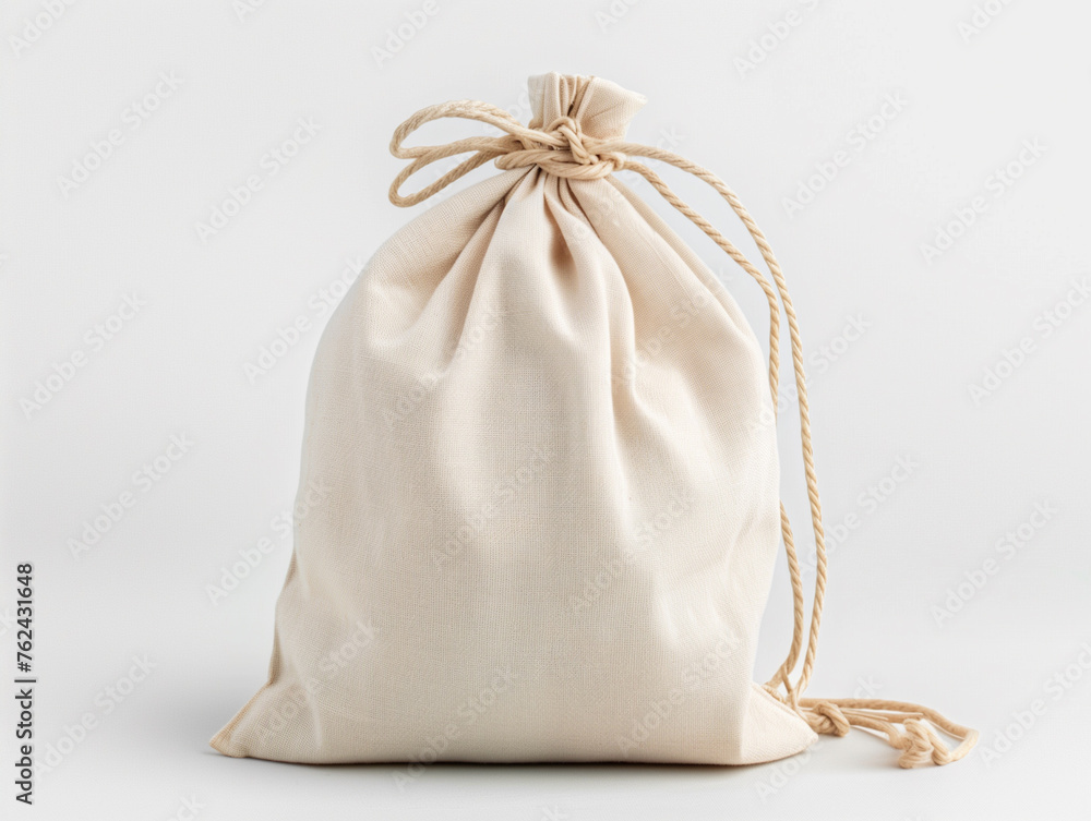 Cotton drawWriting bag, cotton canvas fabric Pouch for jewelry and other small items Cotton drawWriting bag, cotton canvas fabric Pouch for jewelry and other small items