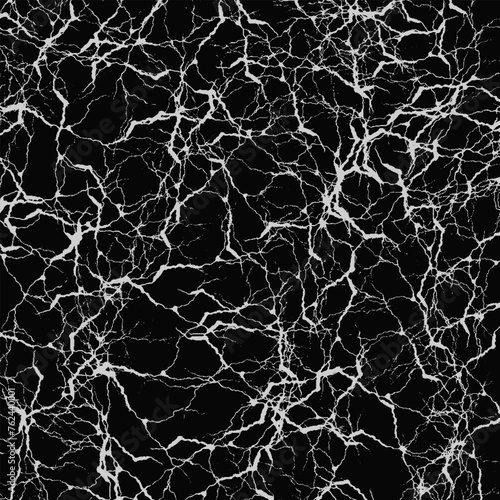 Crack Vector Texture. Scratch Distress Marble Pattern. Old Vintage Broken Textured Effect.