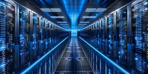 CTO monitors data center operations utilizing cloud services for efficient delivery. Concept Cloud Services, Data Center Operations, Efficiency Monitoring, CTO Responsibilities, Technology Leadership