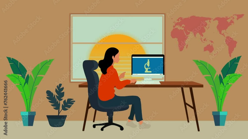 teacher woman teaching online, Businesswoman working from home, Freelance entrepreneur woman, woman work from home, girl working from home at a desk, Woman communicate, workplace with computer teacher woman teaching online, Businesswoman working from home, Freelance entrepreneur woman, woman work from home, girl working from home at a desk, Woman communicate, workplace with computer