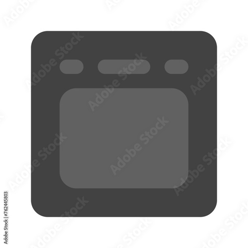 oven flat icon © dwi