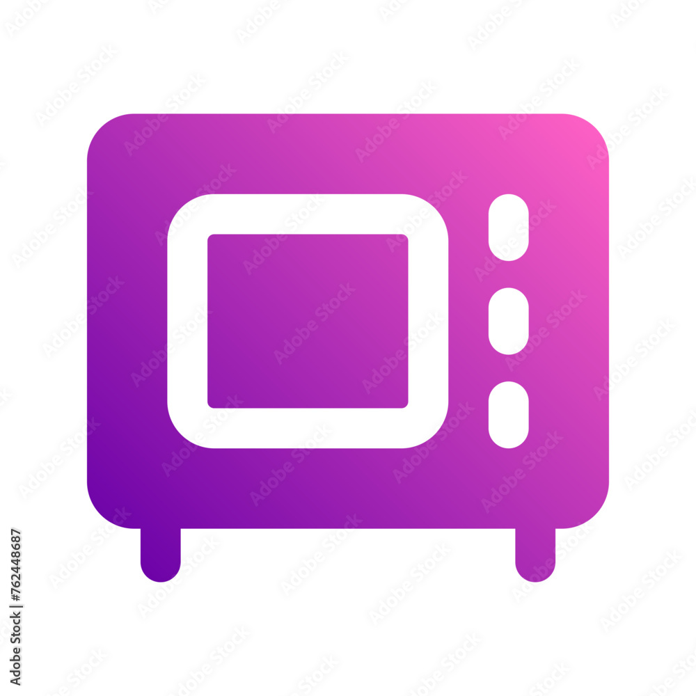 microwave gradient icon microwave gradient icon