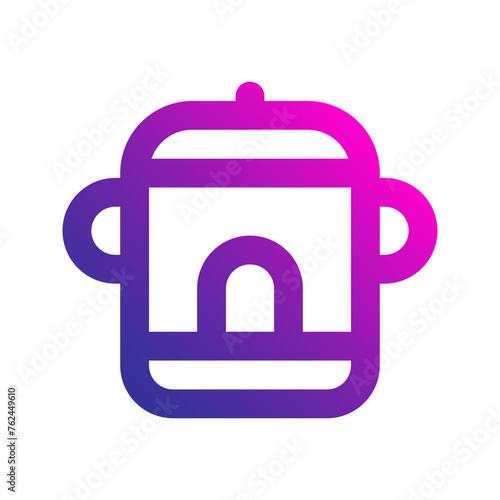 rice cooker gradient icon