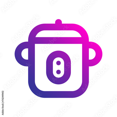 rice cooker gradient icon