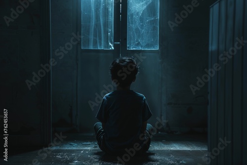 the isolation experienced by an unloved child, psy trauma,loneliness
