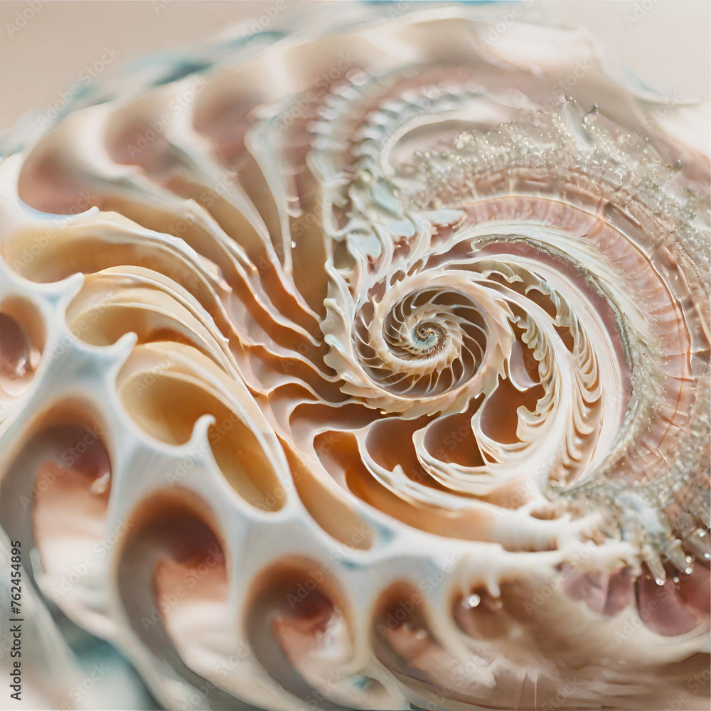 Background with a beautiful sea shell cut in soft colors Background with a beautiful sea shell cut in soft colors